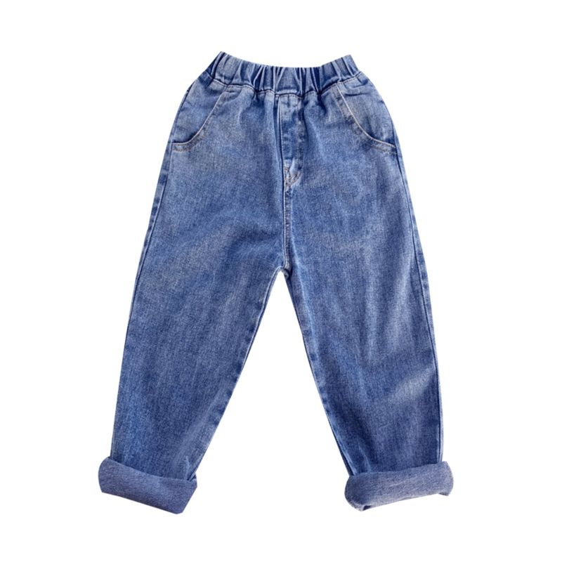 Wholesale Kid Girl Rainbow Casual Jeans 200819015 - kis