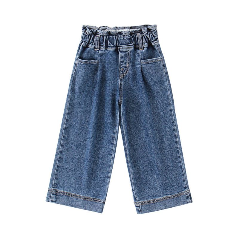 Wholesale Kid Girl Wide Leg Jeans 200908673 - kiskissin