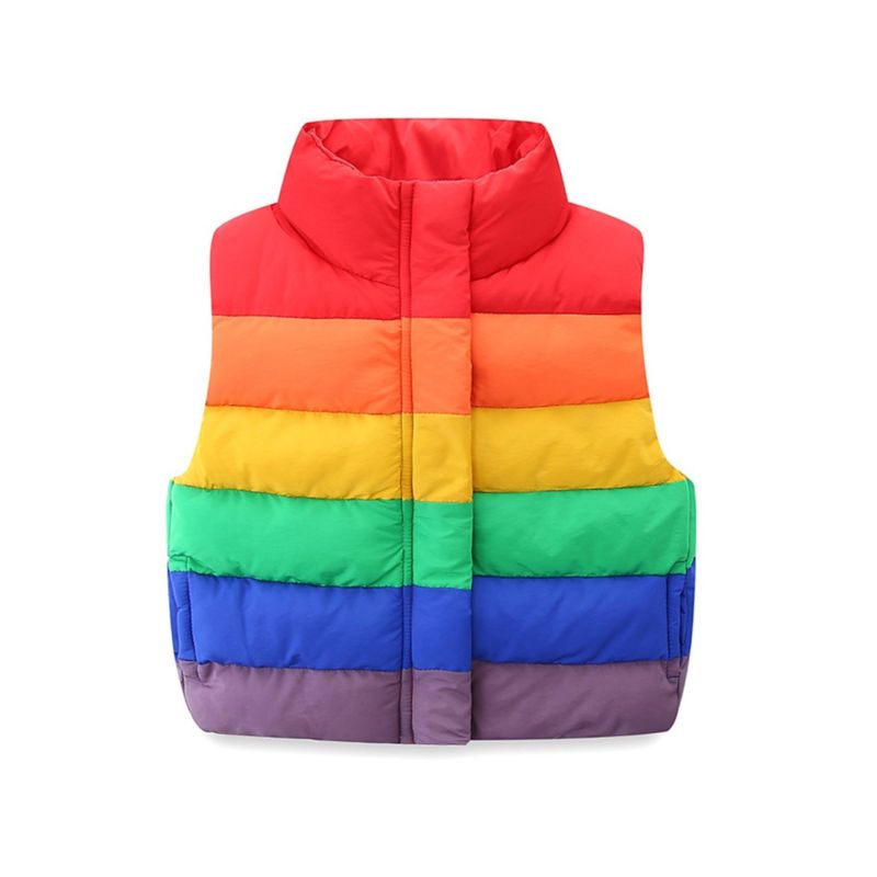 rainbow reflective vest