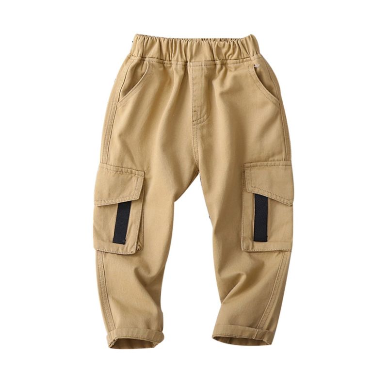 Wholesale Kid Boy Flap Pocket Cargo Trousers 201006969