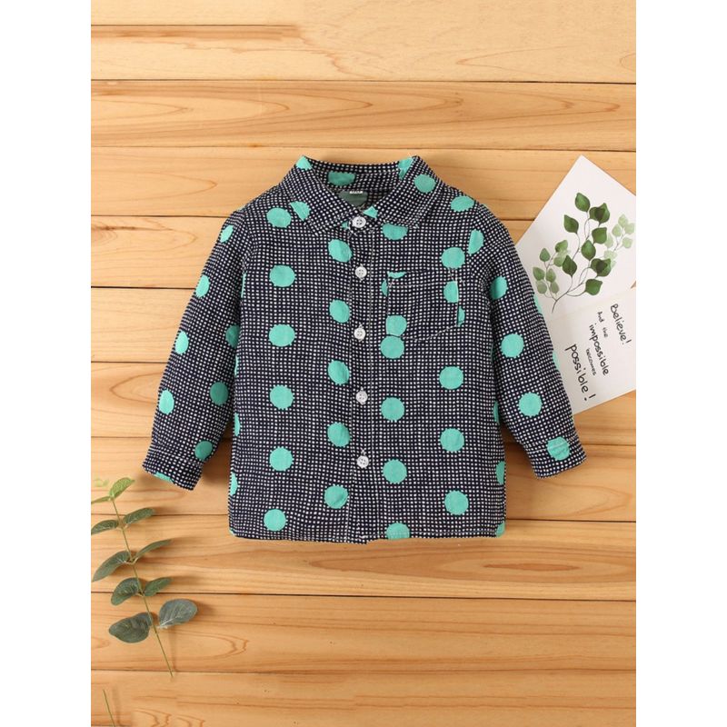 baby boy polka dot shirt