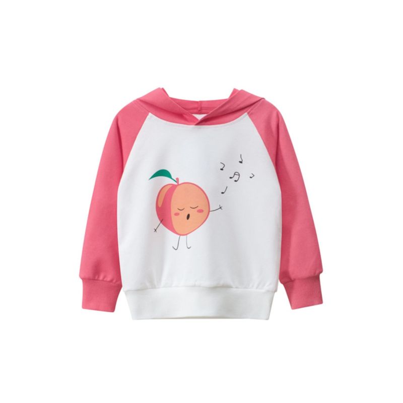 peach color sweatshirt