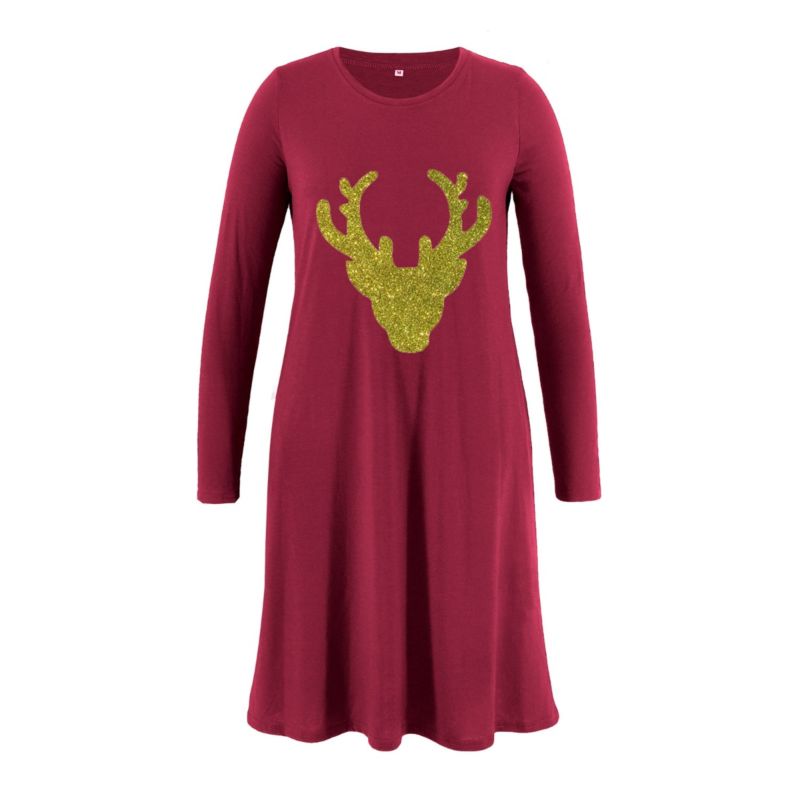 christmas t shirt dress