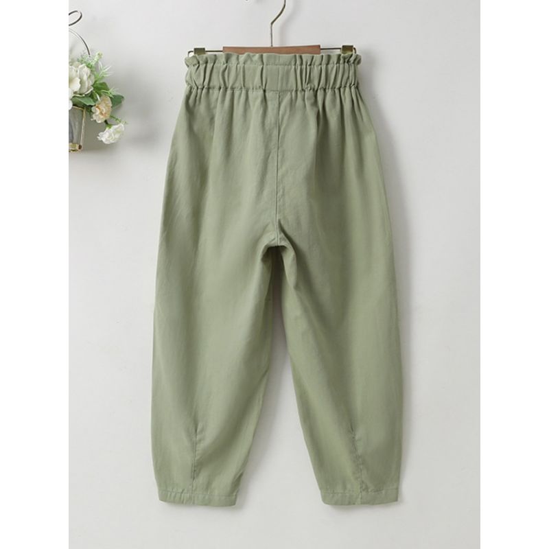 girls green pants