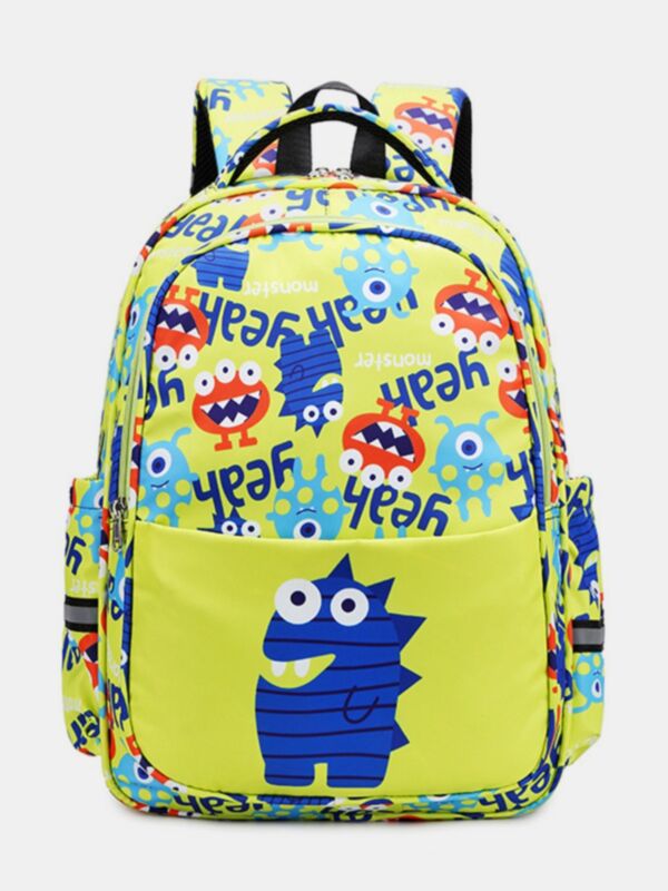 Kid Boy Dinosaur Monster Print Backpack