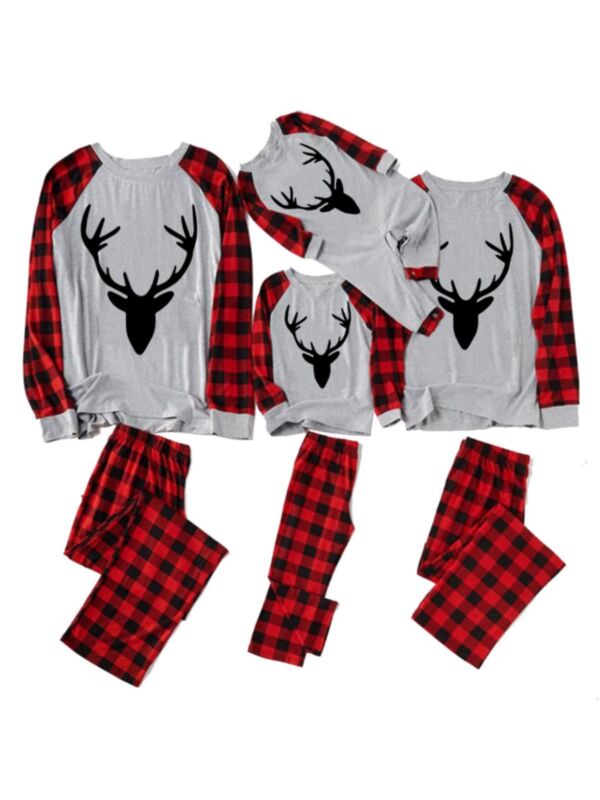 Clearance Sale Elk Print Family Matching Christmas Pajamas Sets 210816457 No Return or Exchange