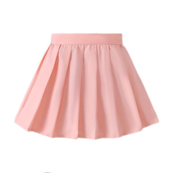 7-16Y Summer Kids Girls Pink Pleated Skirts Wholesale Clothing Kidswear V3824053100009