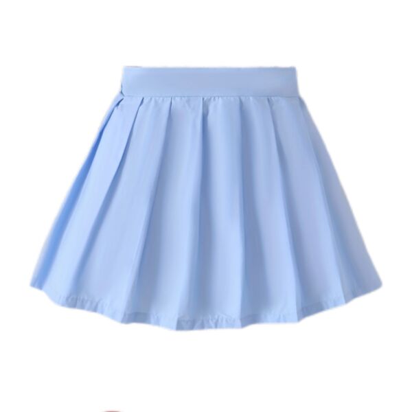 7-16Y Summer Girls Solid Color Pleated Skirts Wholesale Clothing Kidswear V3824053100010