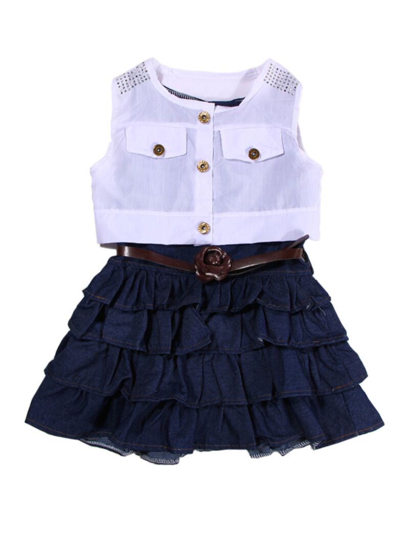 Wholesale 3-piece Fashion Baby Little Girl Summer Casua