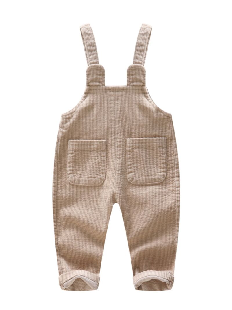 Wholesale Cute Baby Girls Boys Corduroy Overalls 190716