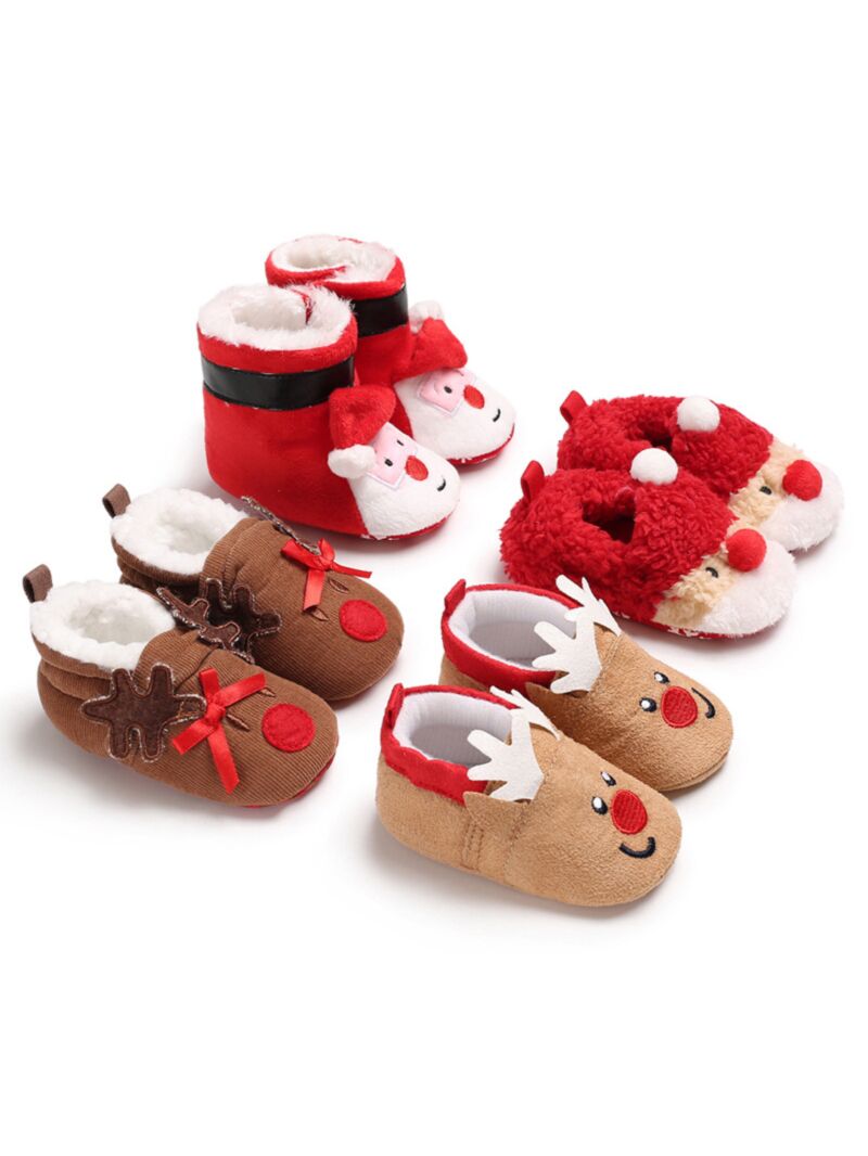 Wholesale Adorable Christmas Baby Crib Shoes 19110107   19110107 6  