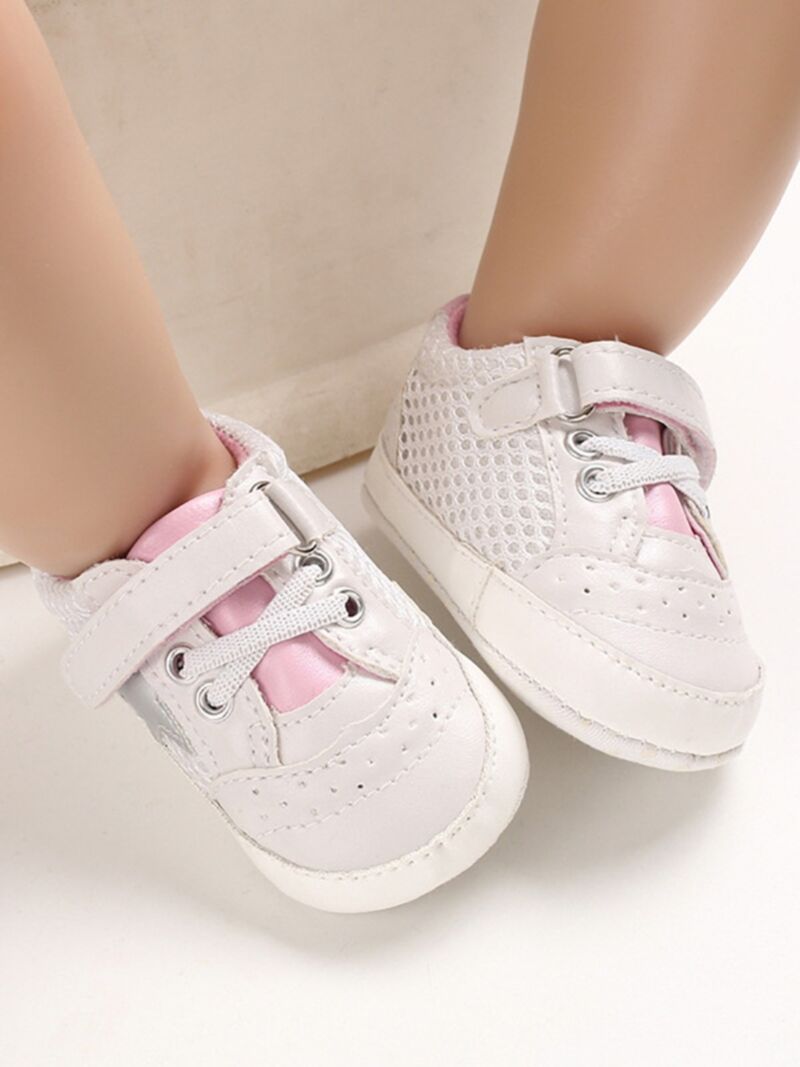 Wholesale Spring Baby Unisex Mesh Crib Shoes 19122701