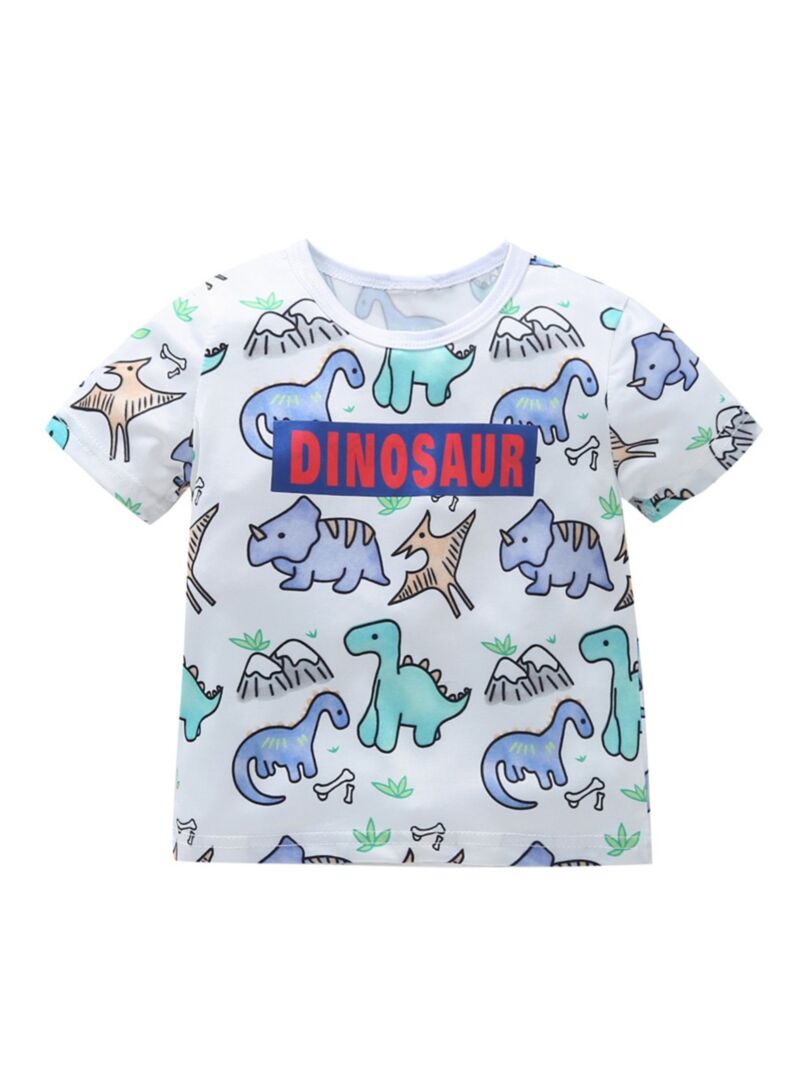 Wholesale Baby Toddler Boys Dinosaurs T-shirt 20021314