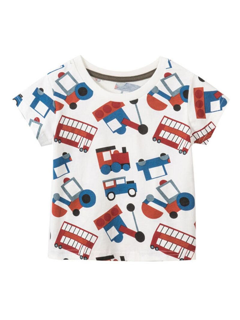 Wholesale 6-PACK Little Boys Cars Print T-shirt 2003021