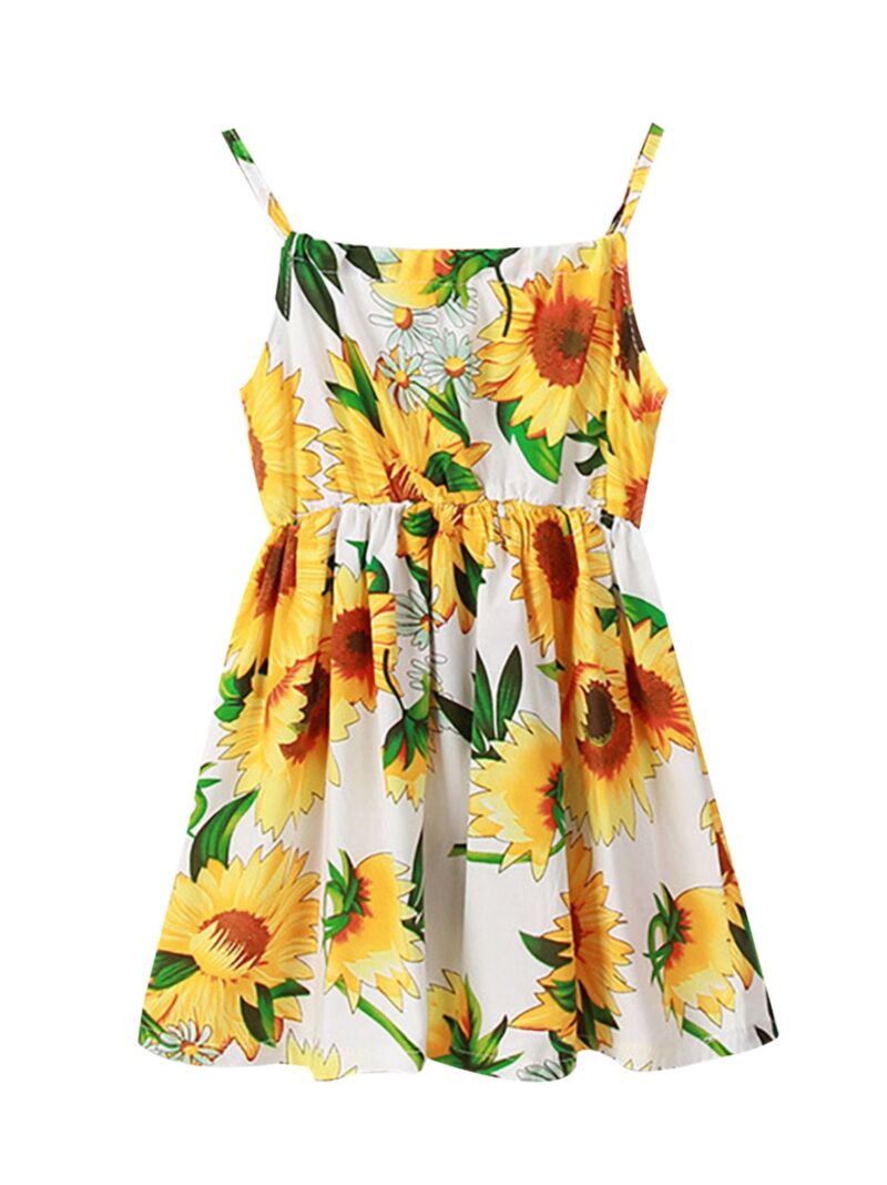 Wholesale Rural Style Sunflowers Sundress 200314586 - k