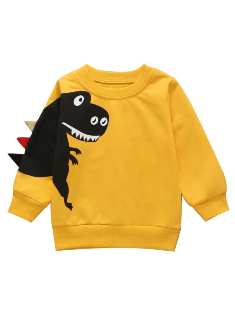 Wholesale Infant Toddler Boy Dinosaur Cartoon Sweater S   200720721 2  