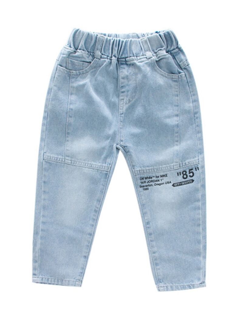 Wholesale Kid Boy Letters & Figure Casual Jeans 2009015