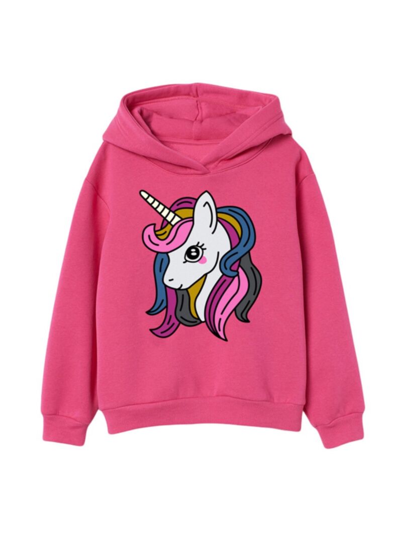 Wholesale Kid Girl Unicorn Hoodie 201012373 - kiskissin