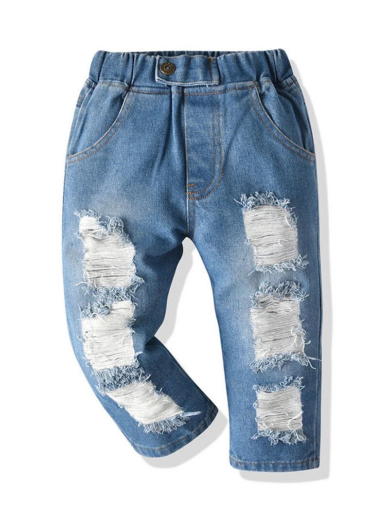 Wholesale Kid Boy Trendy Ripped Jeans Wholesale Boys Cl