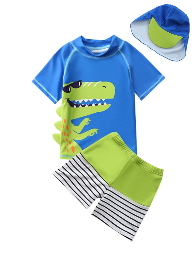 Wholesale Kid Boy Dinosaur Swimwear Set 210107894 Kis   210107894 1  