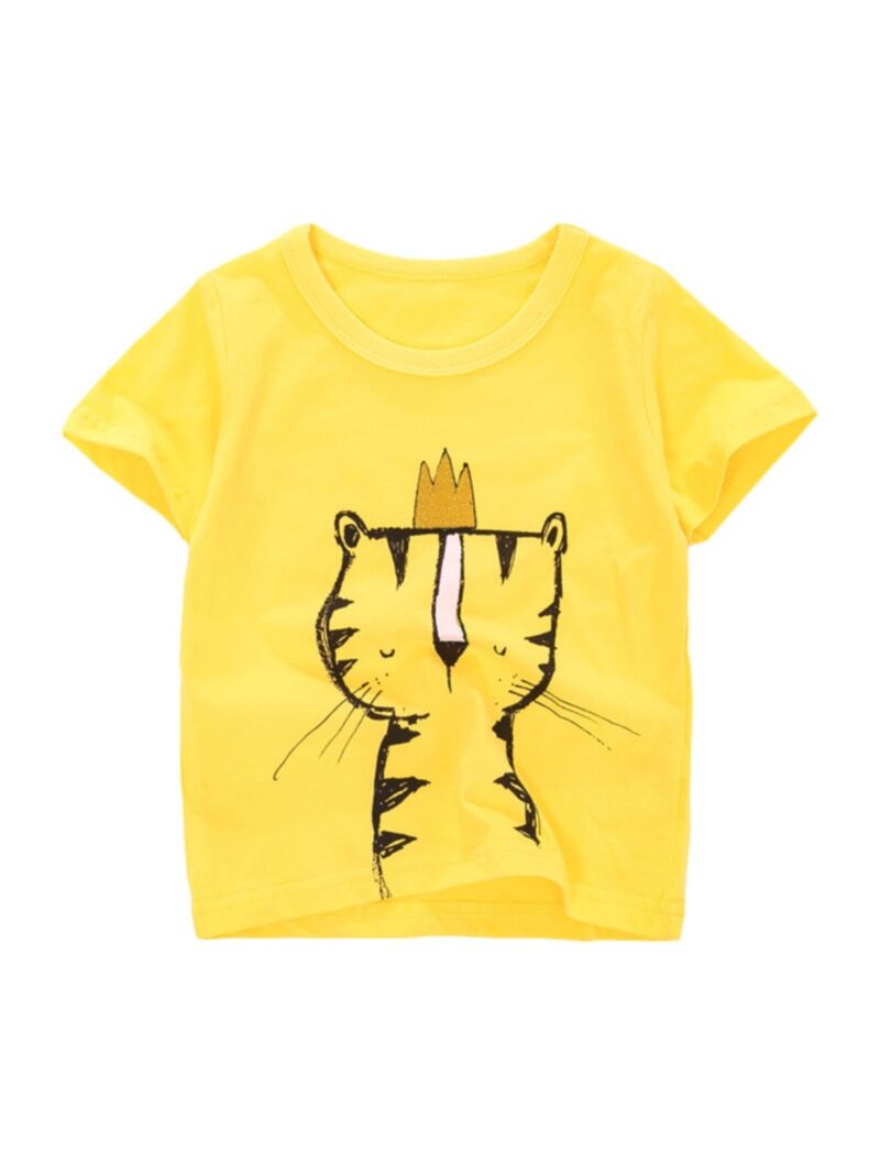 Wholesale Cat With Crown Kid T-shirt 210111107 - kiskis