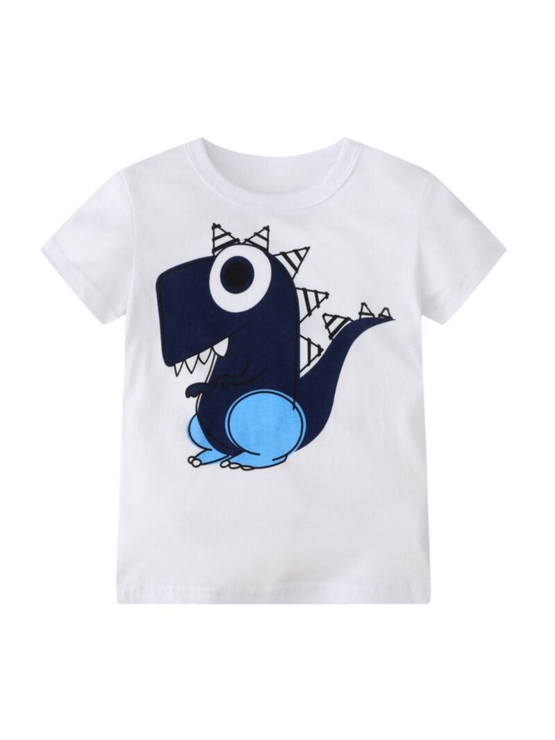 Wholesale Casual Dinosaur Print Tee For Boy 210323695