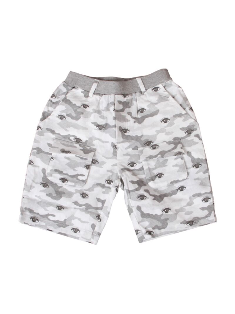 Wholesale Kid Boy Eye Pattern Camo Shorts 21040438 - ki