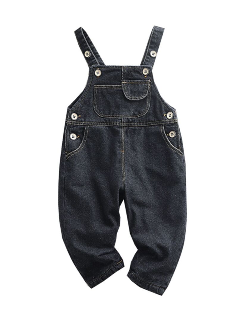 Wholesale Toddler Denim Suspender Pants 201118866 - kis