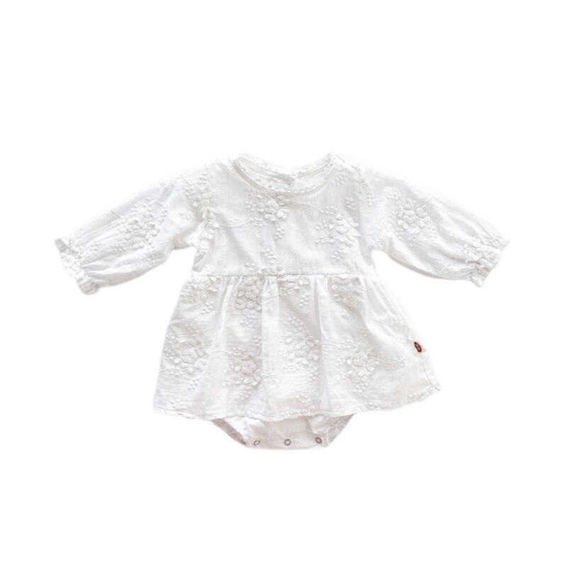 Wholesale 012M Baby Girls White Lace Embroidery Wholes